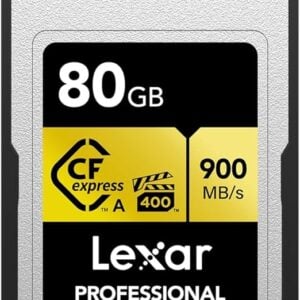 Lexar 80GB Professional CFexpress Type A Card GOLD Series