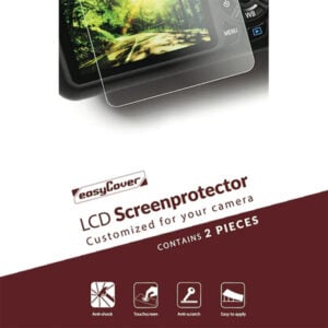 easyCover set of 2 Soft Screen Protectors for for Nikon Z5/Z6/Z7/Z6II/Z7II/Z50 Mirrorless Cameras