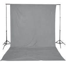 Muslin Chroma Grey Backdrop (3m x 6m)