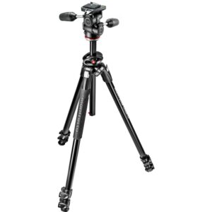 Manfrotto MK290DUA3-3WUS 290 Dual Aluminum Tripod with 3-Way Head